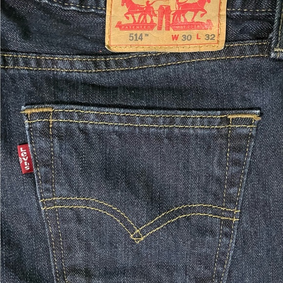Levi’s 514 30x32 Dark Blue Wash - Picture 3 of 3